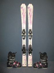 Juniorské lyže DYNAMIC LIGHT ELVE 120cm + Lyžiarky 23cm, SUPER STAV