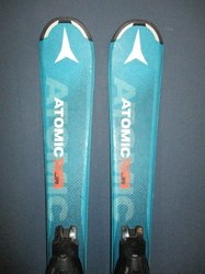 Detské lyže ATOMIC VANTAGE X 100cm + Lyžiarky 21,5cm, SUPER STAV