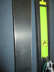 Juniorské lyže HEAD SUPERSHAPE 160cm, VÝBORNÝ STAV