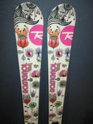 Juniorské lyže ROSSIGNOL DIVA 140cm + Lyžiarky 26cm, SUPER STAV