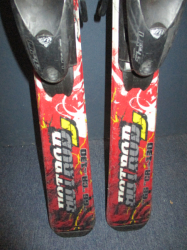 Juniorské lyže NORDICA HOTROD 130cm, VÝBORNÝ STAV