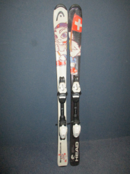 Juniorské lyže HEAD SPARTA CUCHE 127cm, VÝBORNÝ STAV