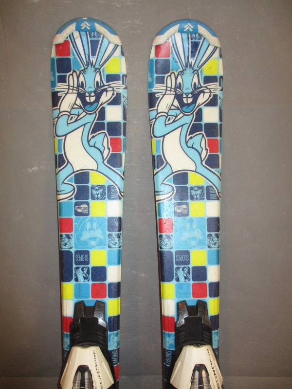 Dětské carvingové lyže TECNO PRO SNOW 110cm+BOTY 22,5cm, SUPER STAV