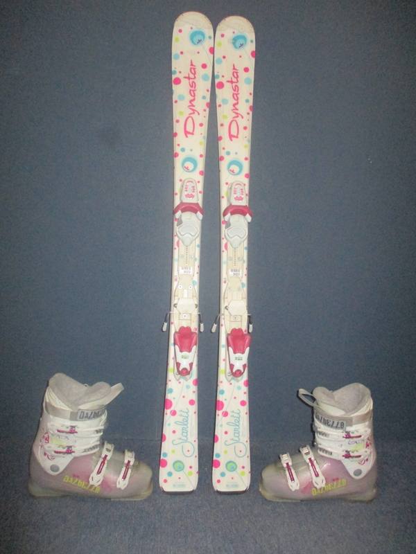 DYNASTAR STARLETT 120cm + Lyžáky 24cm 