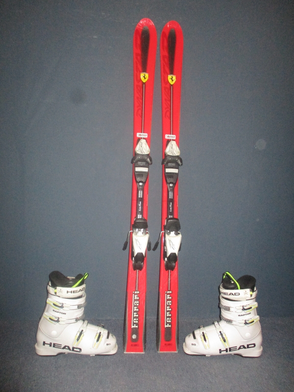 DYNASTAR FERRARI 140cm + Lyžáky 26,5cm