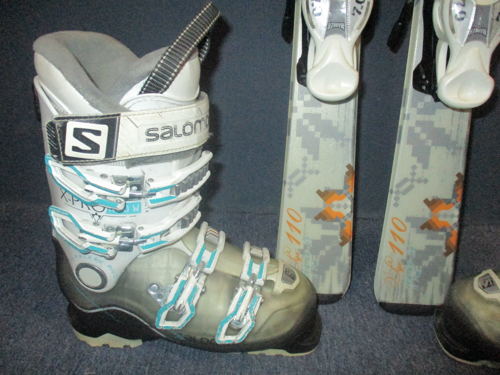 NORDICA CINNAMON GIRL 110cm + Lyžáky 23,5cm 