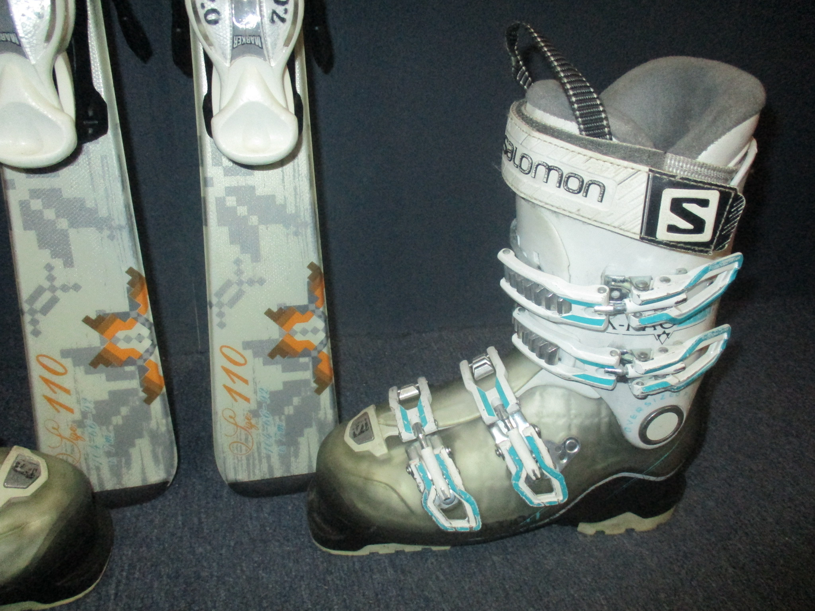 NORDICA CINNAMON GIRL 110cm + Lyžáky 23,5cm 