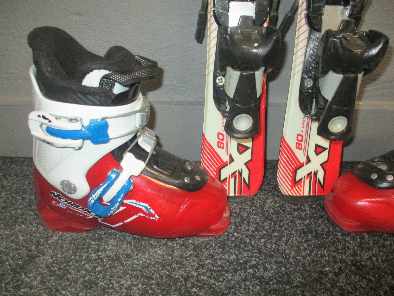 TECNO PRO XT TEAM 80cm + Lyžáky 18cm