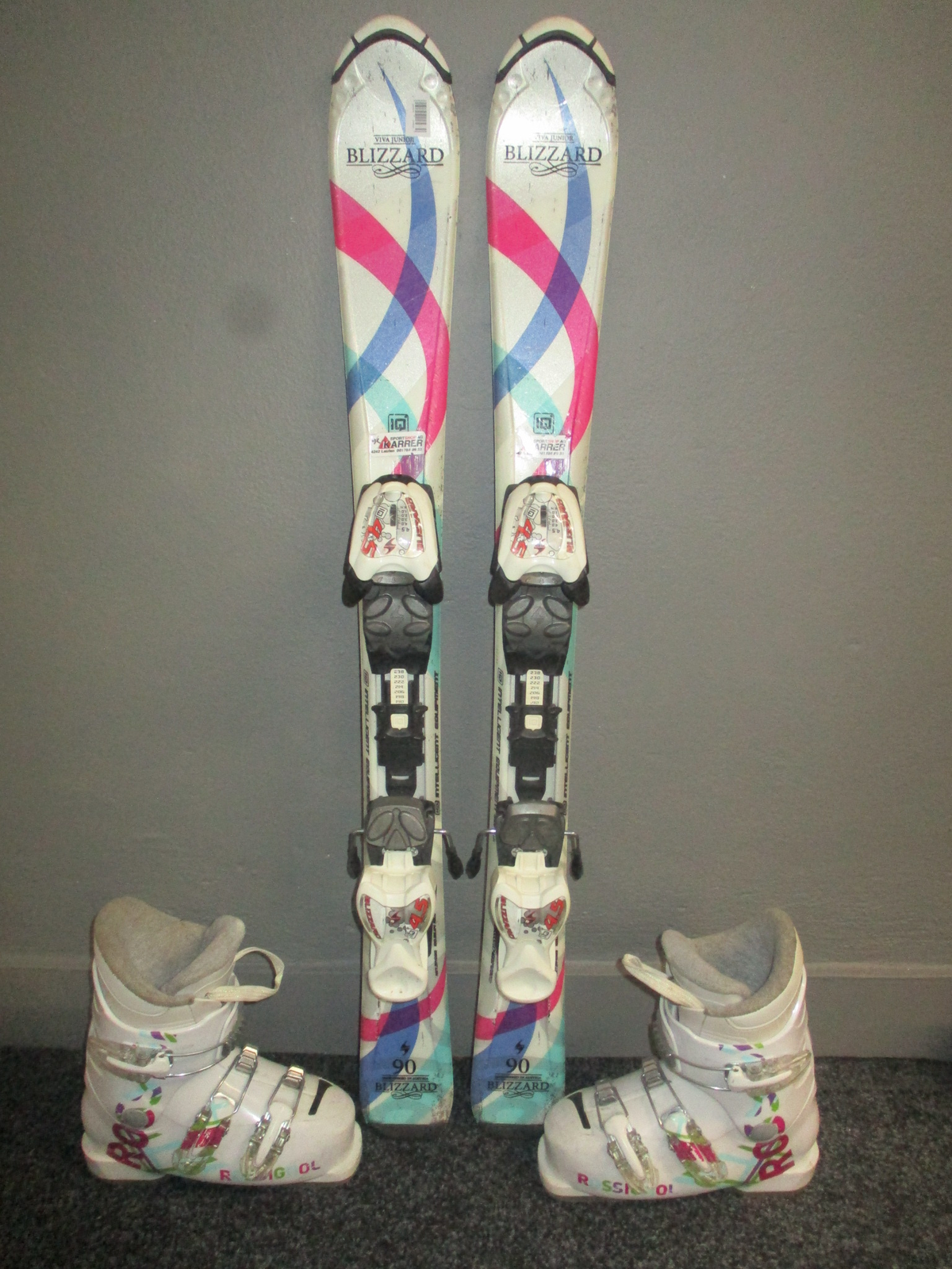 BLIZZARD VIVA Jr 90cm + Lyžáky 19,5cm