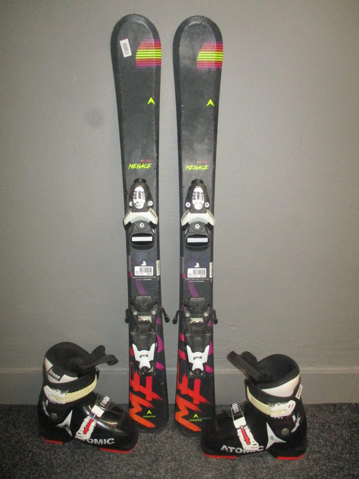 DYNASTAR MY FIRST MENACE 92cm + Lyžáky 19,5cm