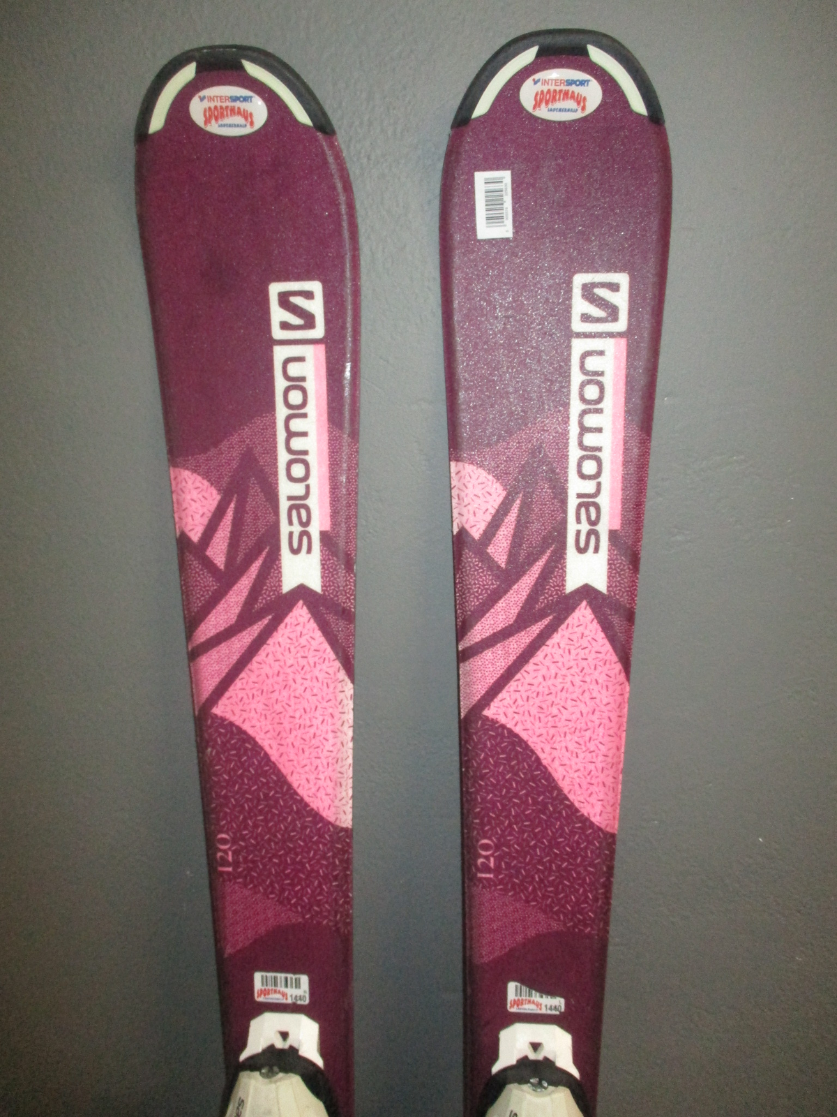 SALOMON LUX Jr 22/23 120cm + Lyžáky 24,5cm