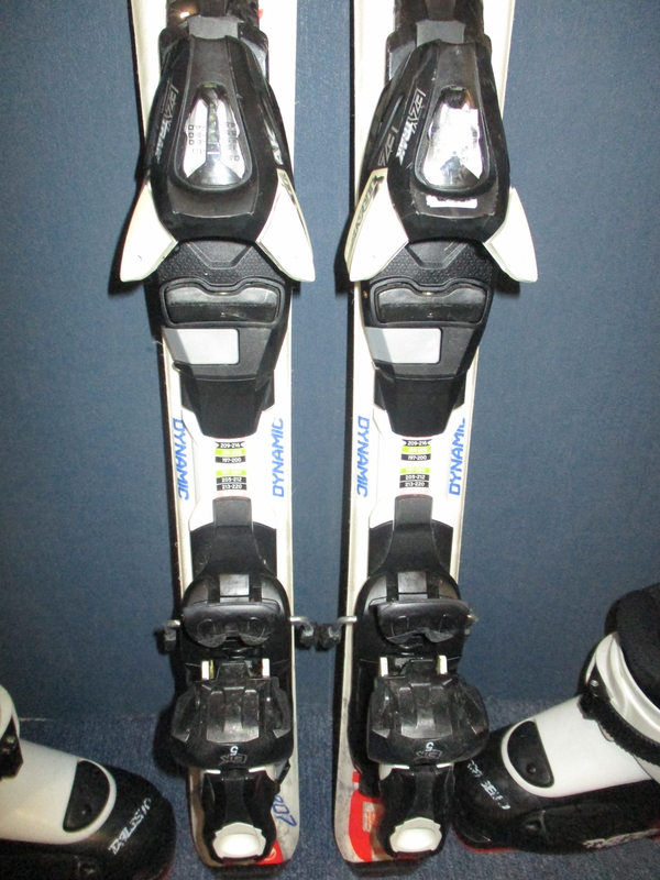 Detské lyže DYNAMIC VR 07 80cm + Lyžiarky 17,5cm, SUPER STAV