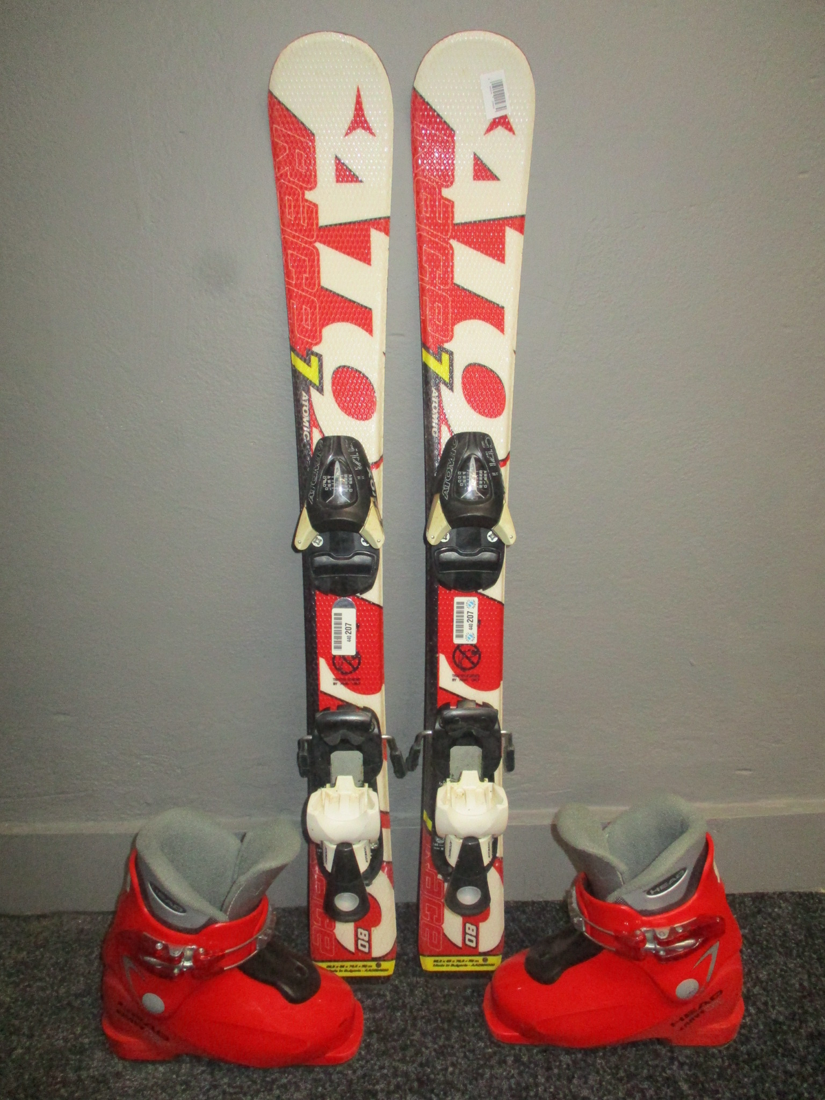 ATOMIC RACE 7 80cm + Lyžáky 18,5cm