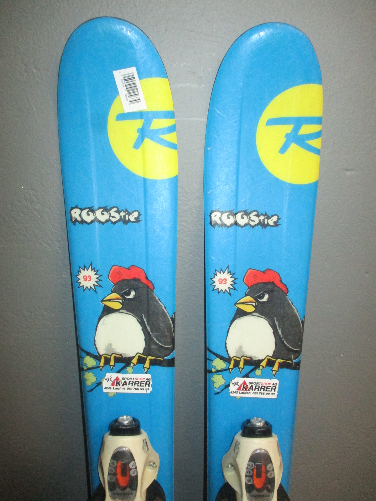 ROSSIGNOL ROOSTIE 93cm + Lyžáky 19cm