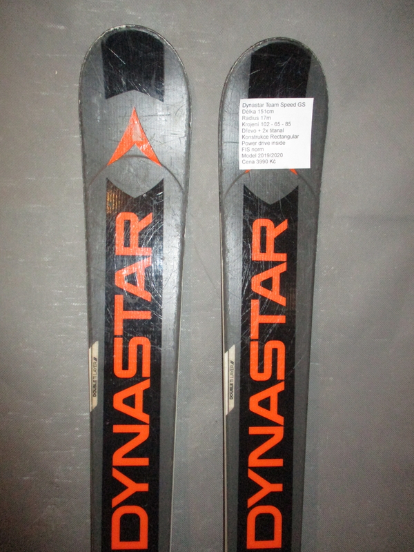Juniorské športové lyže DYNASTAR TEAM SPEED PRO GS 19/20 151cm, SUPER STAV