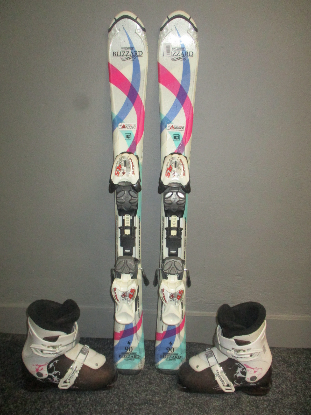 BLIZZARD VIVA Jr 90cm + Lyžáky 19cm