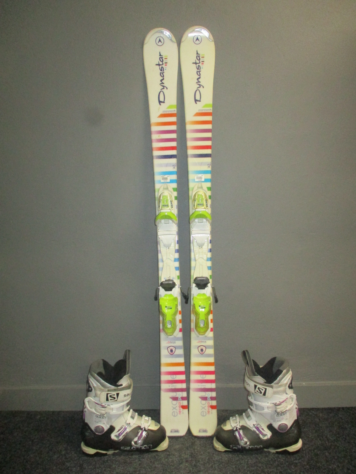 DYNASTAR REVEAL PRO 143cm + Lyžáky 24,5cm
