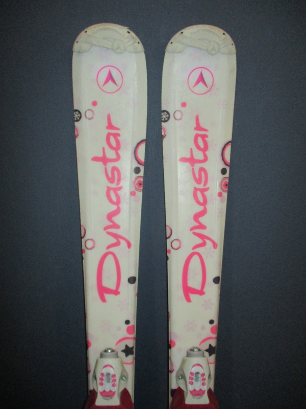 Juniorské lyže DYNASTAR STARLETT 120cm + Lyžiarky 23,5cm, SUPER STAV