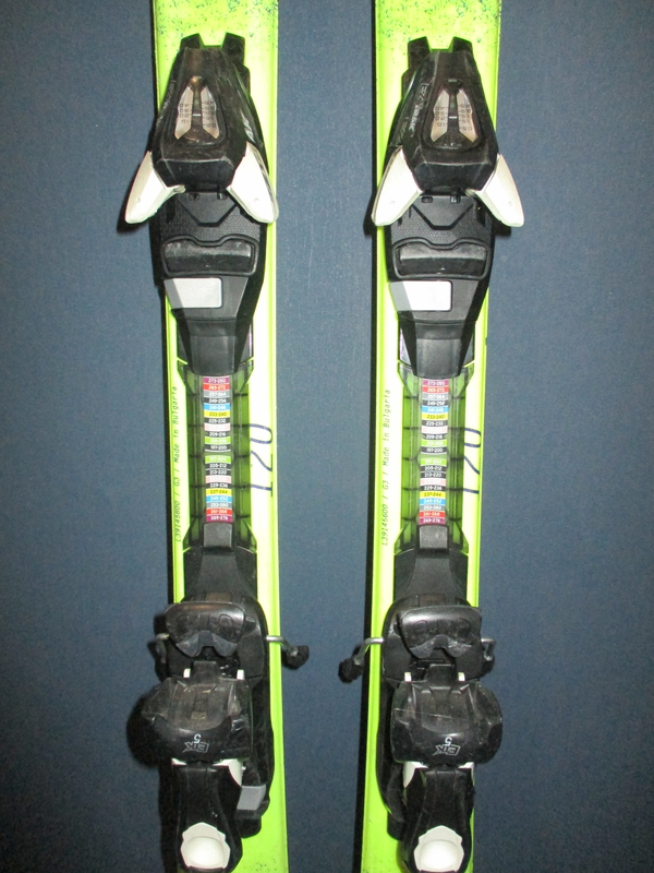 Juniorské lyže SALOMON QST MAX Jr 120cm + Lyžiarky 24cm, VÝBORNÝ STAV