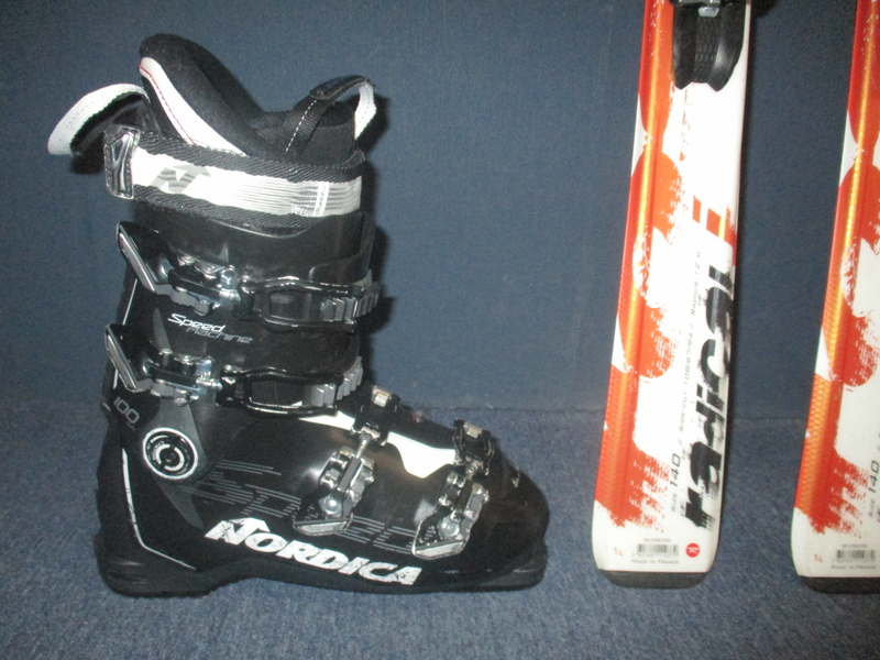 ROSSIGNOL RADICAL 140cm + Lyžiarky 27cm