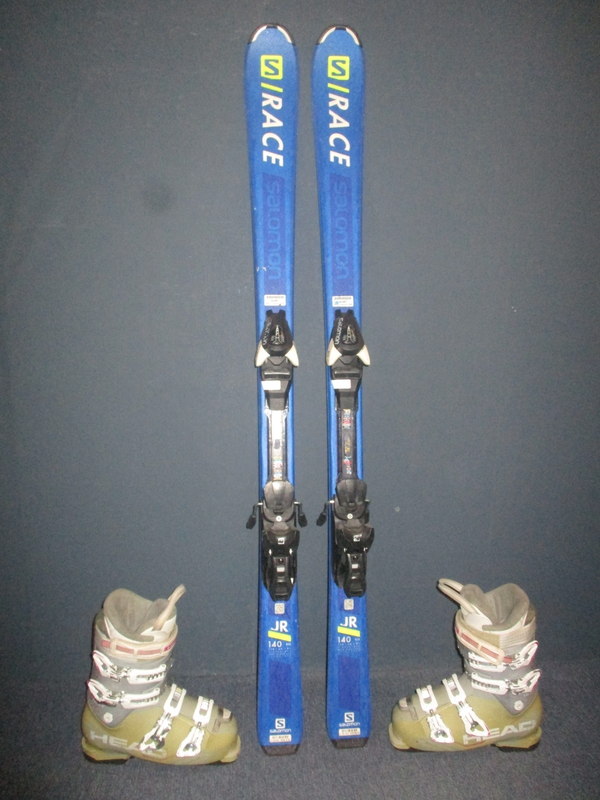 SALOMON S/RACE MT 140cm + Lyžiarky 25,5cm
