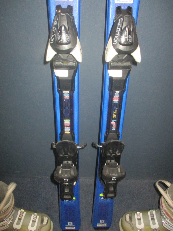 SALOMON S/RACE MT 140cm + Lyžiarky 25,5cm