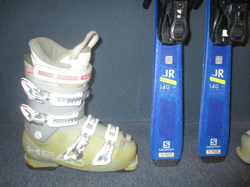 SALOMON S/RACE MT 140cm + Lyžiarky 25,5cm