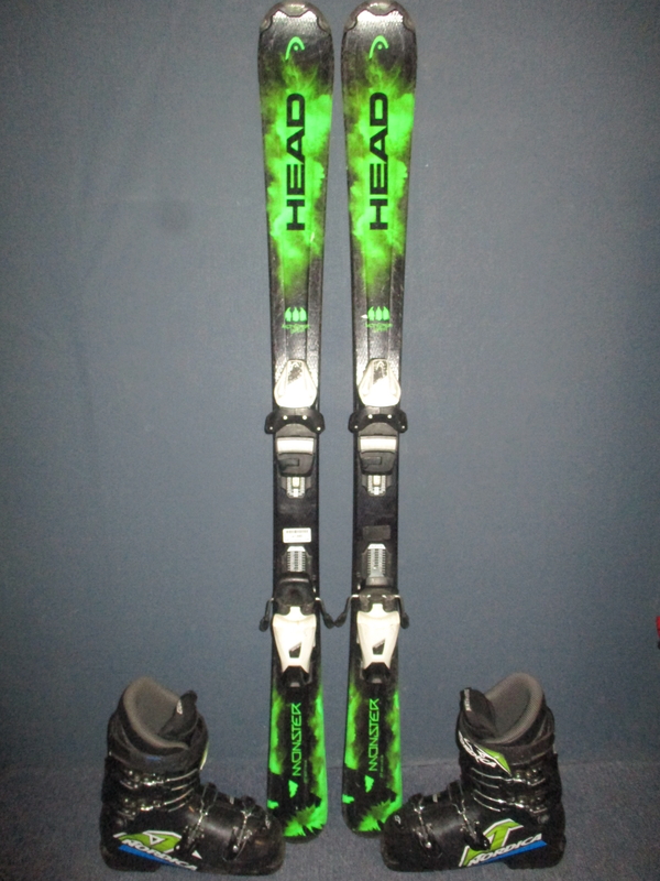 HEAD MONSTER TEAM 117cm + Lyžiarky 24,5cm - kopie