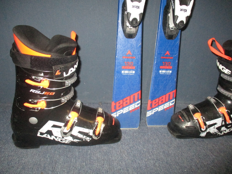 DYNASTAR TEAM SPEED ZONE 130cm + Lyžiarky 25,5cm