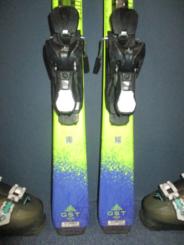 SALOMON QST MAX Jr 130cm + Lyžáky 25,5cm